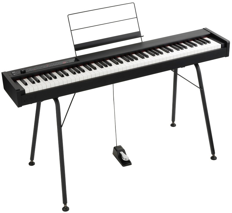 KORG 電子ピアノ D1+スタンド ST-SV1-BK