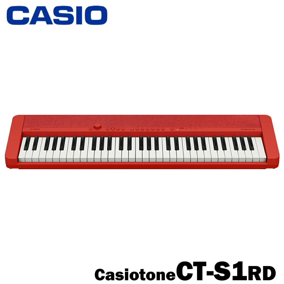 CASIO キーボード Casiotone CT-S1RD / レッド