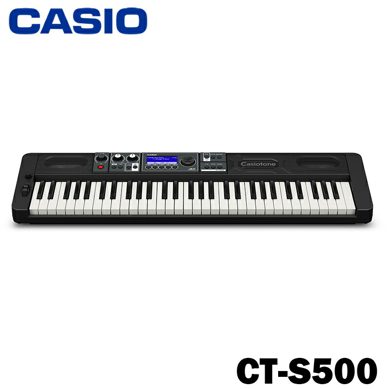 CASIO キーボード Casiotone CT-S500 / ブラック