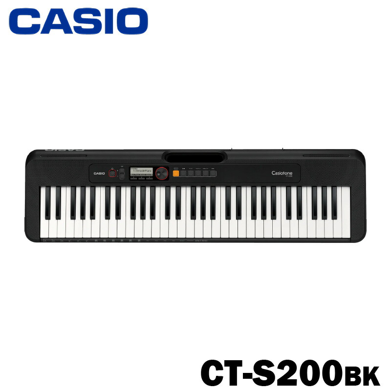 CASIO キーボード Casiotone CT-S200BK / ブラック